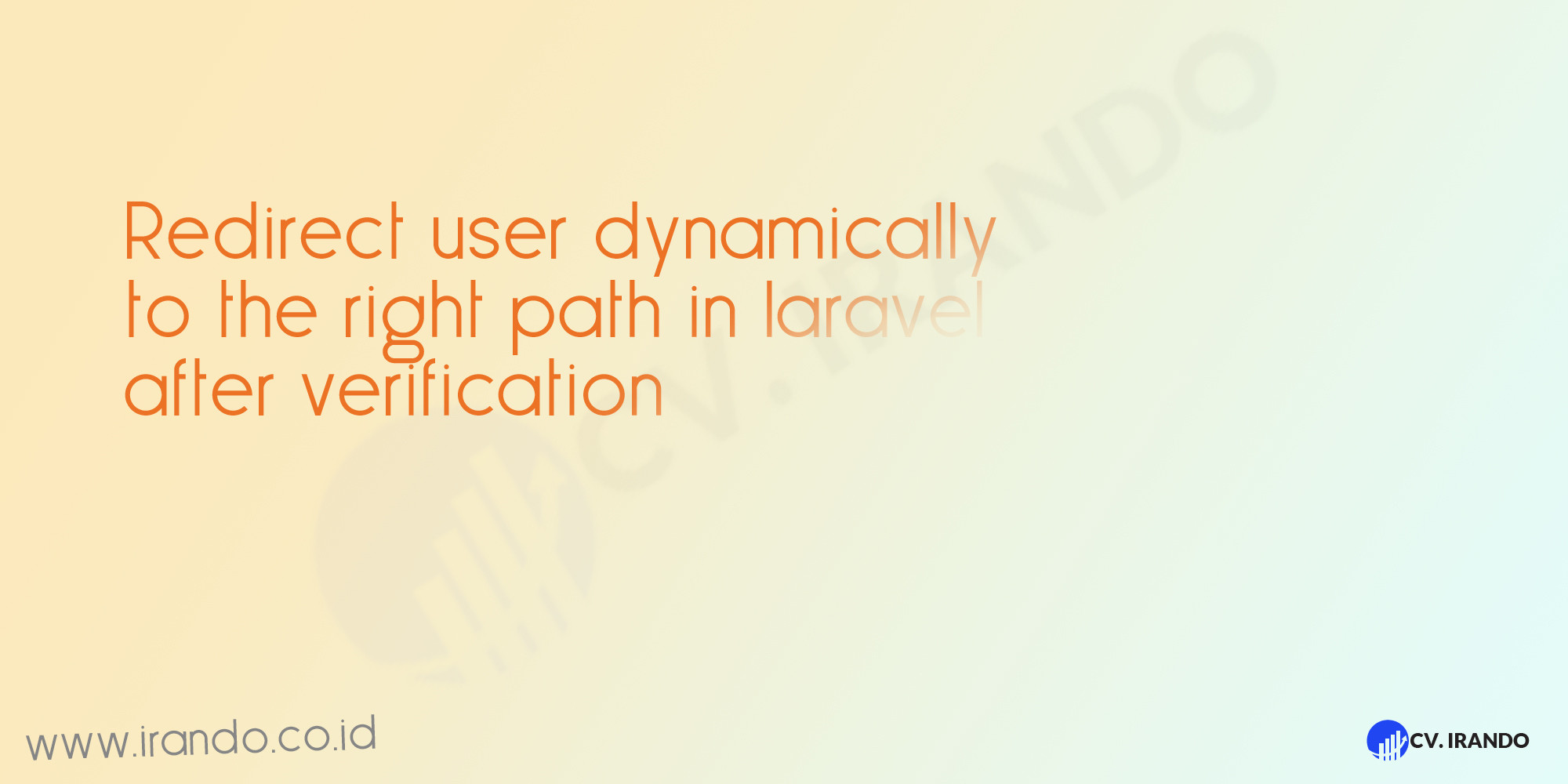 Redirect user dynamically to the right path in laravel